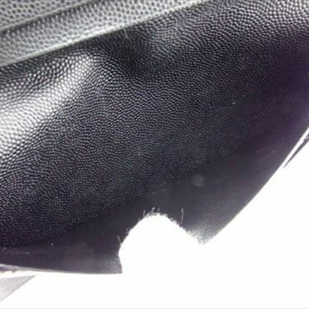 Cartier Wallet Purse Long Wallet Black Silver Mens Authentic Used T7084 - Picture 7 of 9